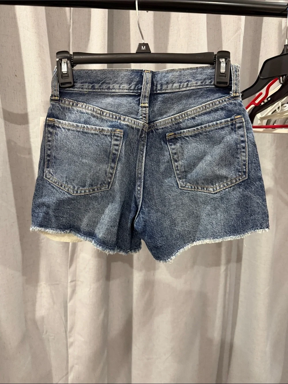 Kids Blue Distressed Denim Shorts